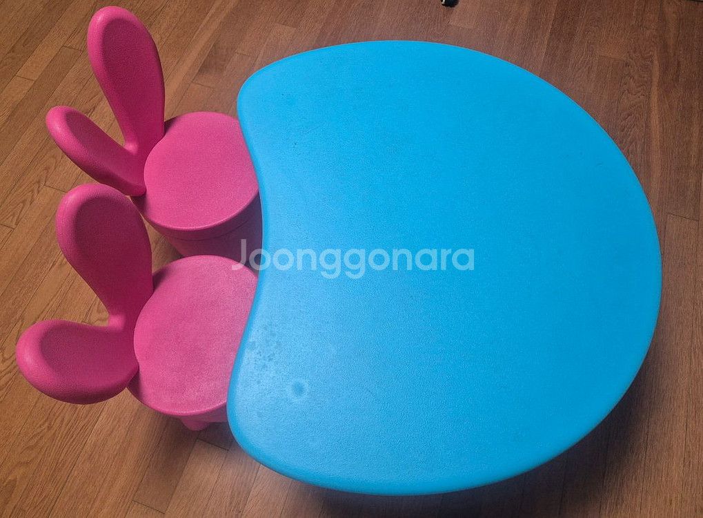 한샘 유아 책상세트--0