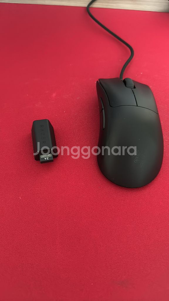 레이저 데스에더 v3 pro 무선마우스 팝니다--1