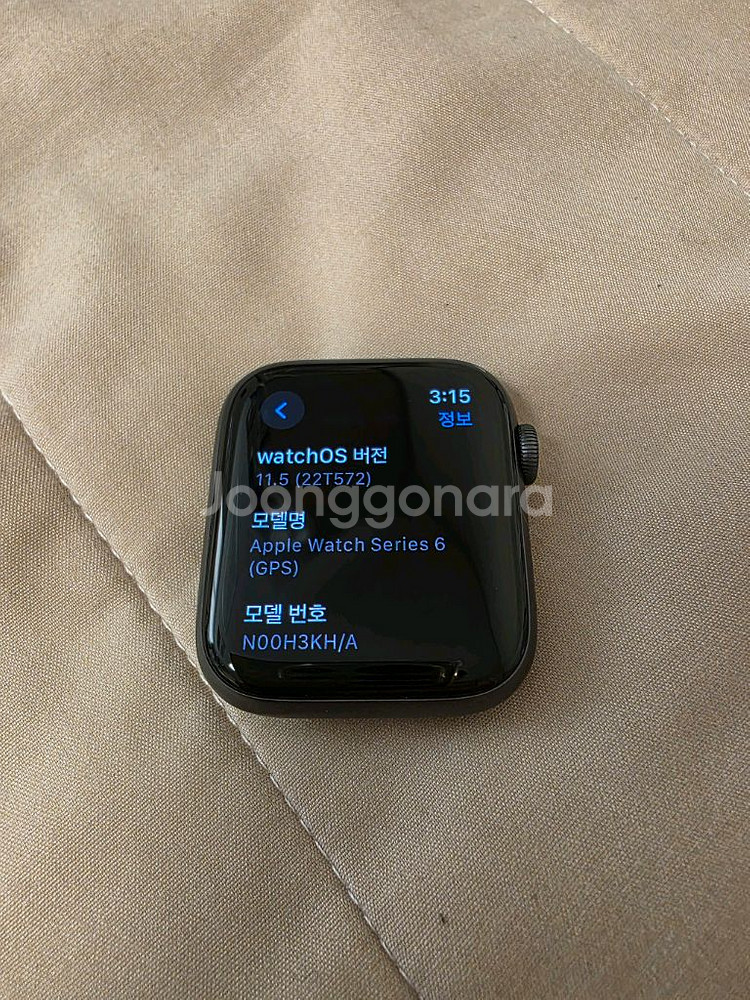 애플워치6 44mm GPS 스페이스 그레이--8