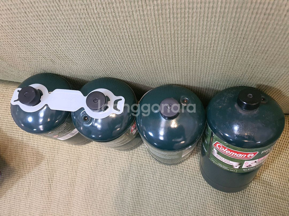 콜맨 1파운드 가스통4개--3