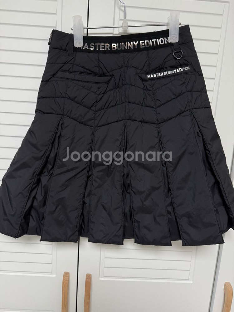 마스터바니에디션 퀼팅 패딩 플리츠 스커트--1