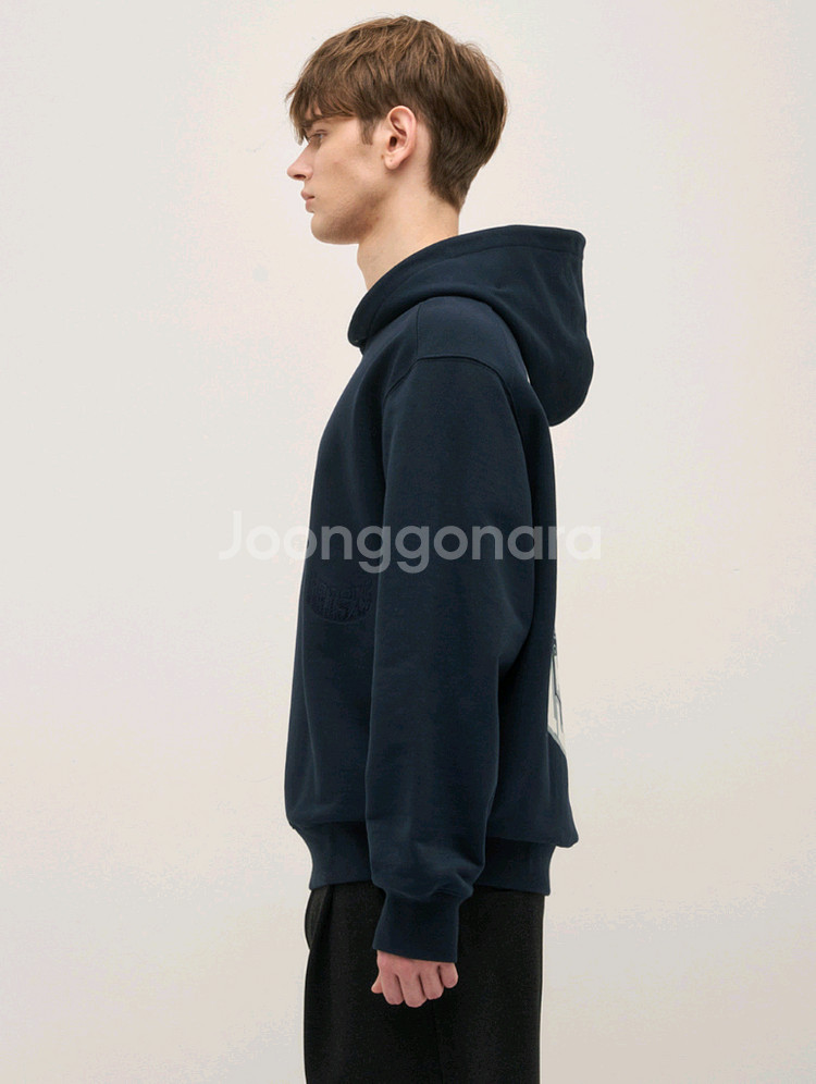 시스템옴므 후드 맨투맨 티셔츠--2