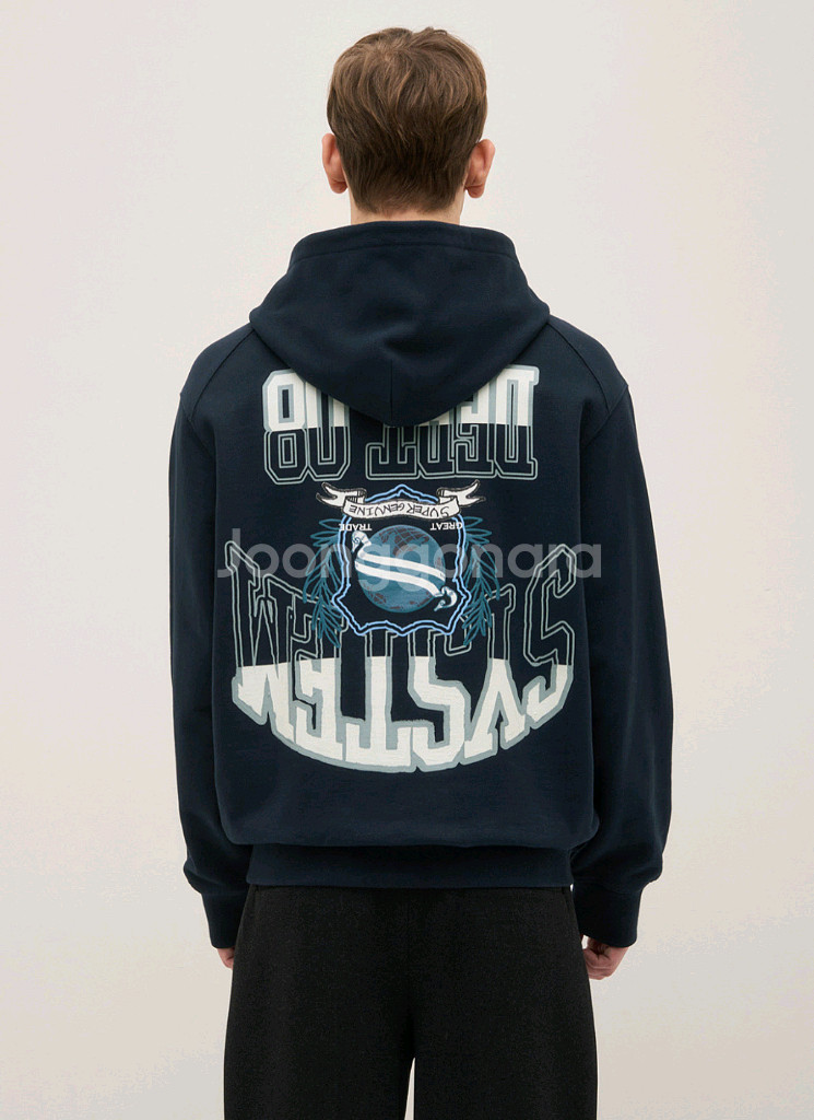 시스템옴므 후드 맨투맨 티셔츠--0