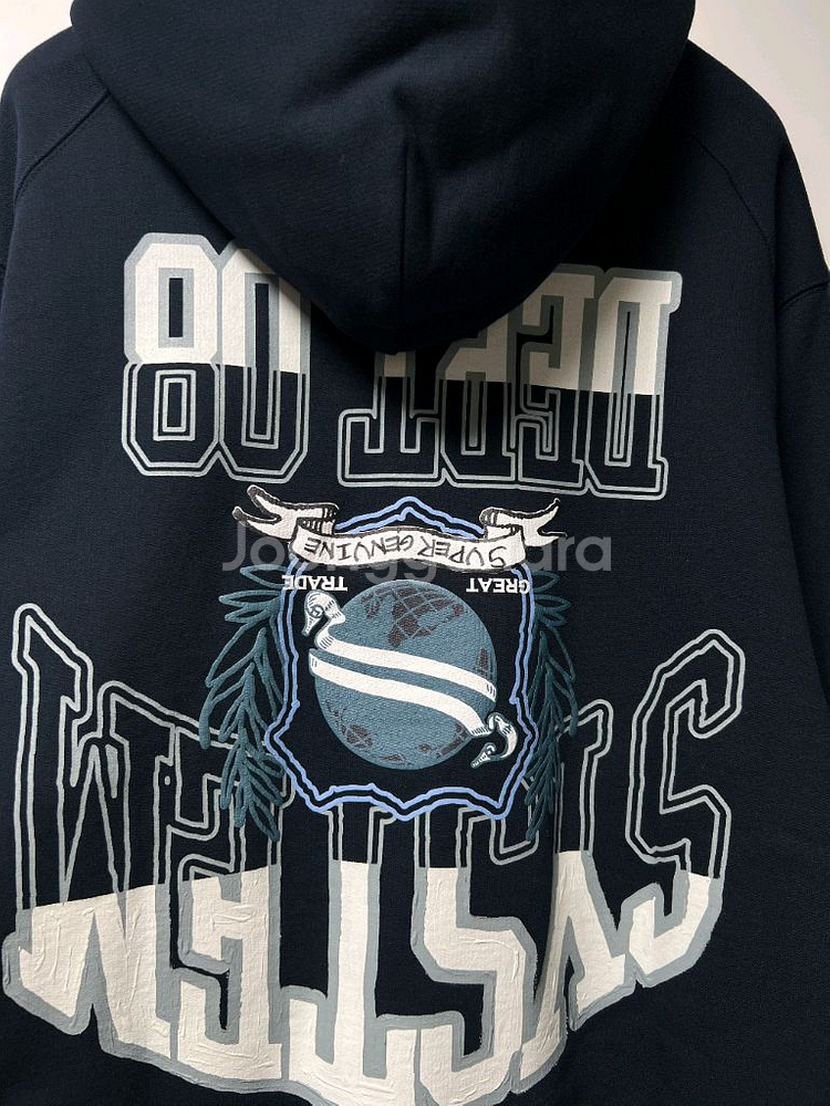 시스템옴므 후드 맨투맨 티셔츠--5