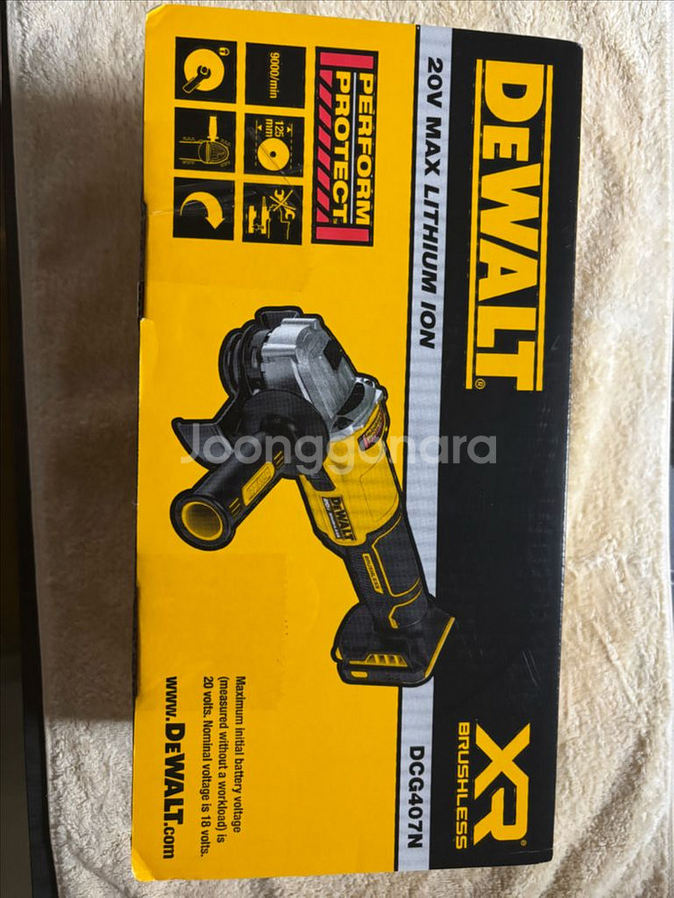 디월트 그라인더 DCG407--0