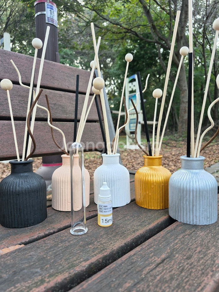 과일향 5종 세라믹 라탄 디퓨저 키트--2