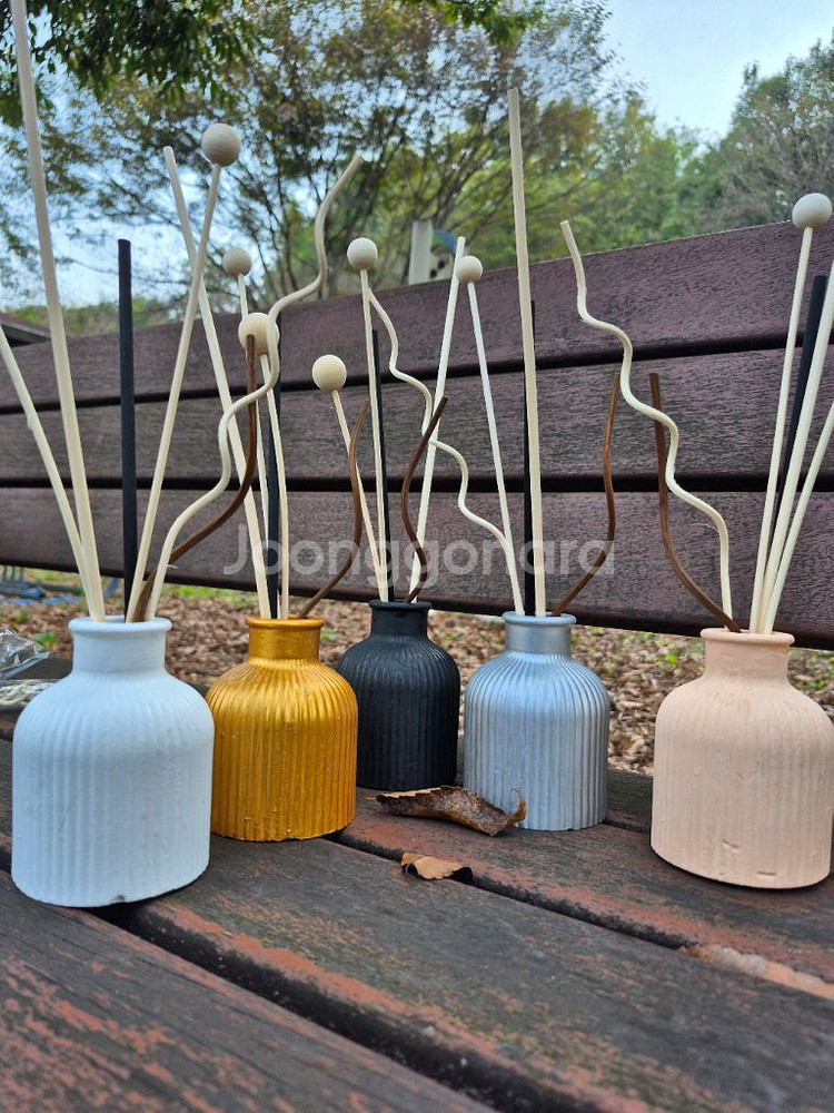 과일향 5종 세라믹 라탄 디퓨저 키트--1