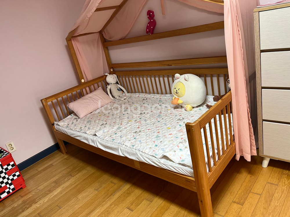 아임키트 원목1층 침대--3