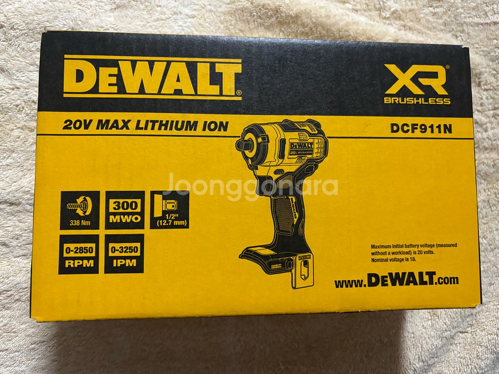 디월트 임팩렌치 DCF911 12.7mm 1/2인치--0