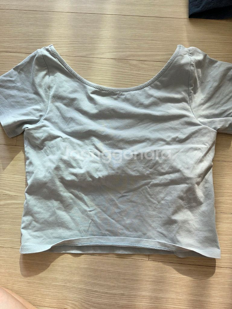 무브웜 딥유넥탑 m사이즈 fog색상--4