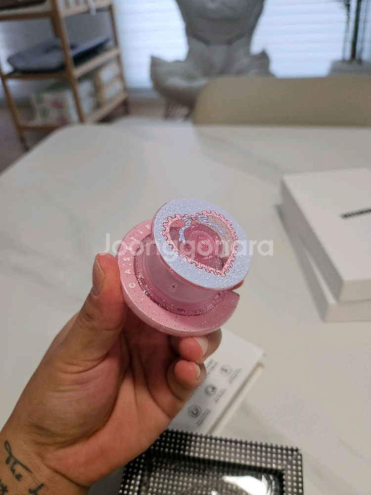케이스티파이 맥세이프 그립 홀더 핑크--3