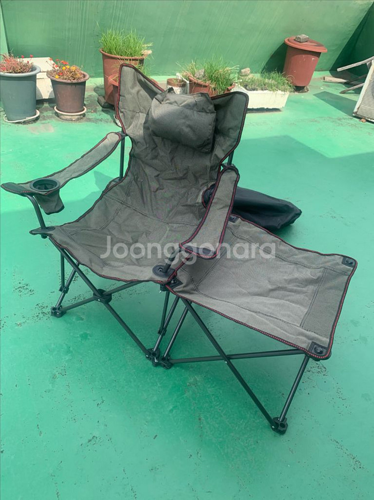 캠핑용 접이식 각도조절 발받침대 분리가능 릴렉스 캠핑의--0