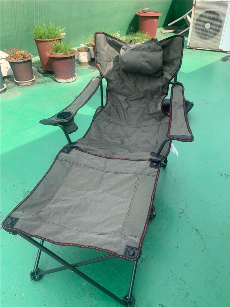 캠핑용 접이식 각도조절 발받침대 분리가능 릴렉스 캠핑의 이미지