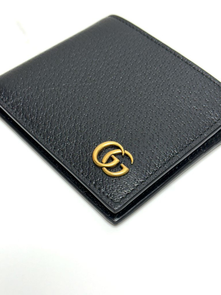 (정품/S)구찌 GG 마몬트 반지갑 블랙 이미지