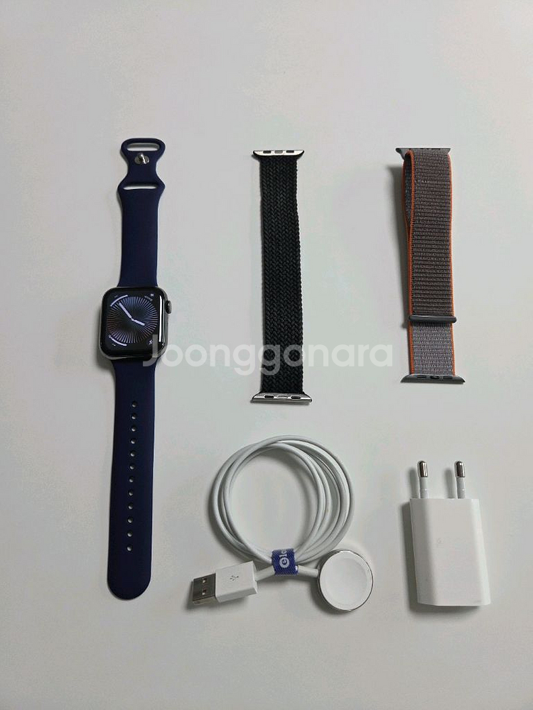 애플워치6 그래파이트 스테인리스(블랙) 44mm 셀룰러--0