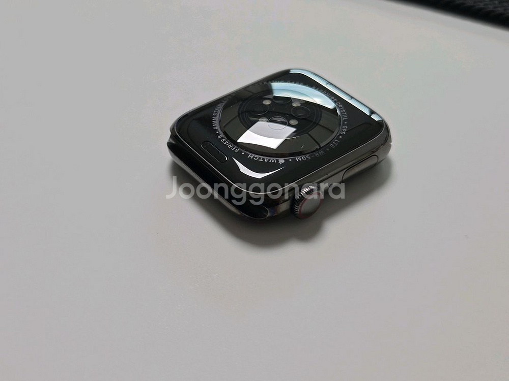 애플워치6 그래파이트 스테인리스(블랙) 44mm 셀룰러--4