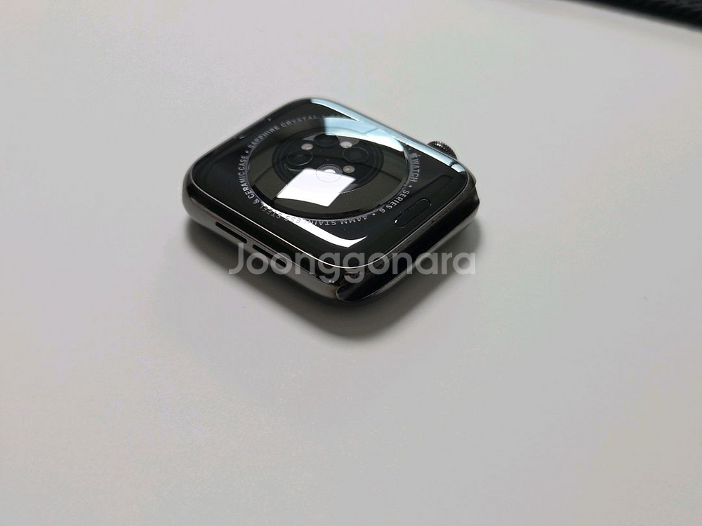 애플워치6 그래파이트 스테인리스(블랙) 44mm 셀룰러--3