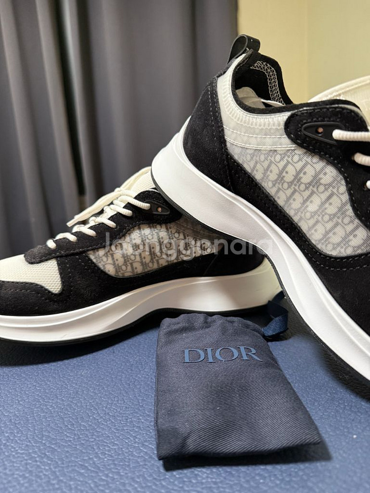 디올 b25 러너 스니커즈 43--1