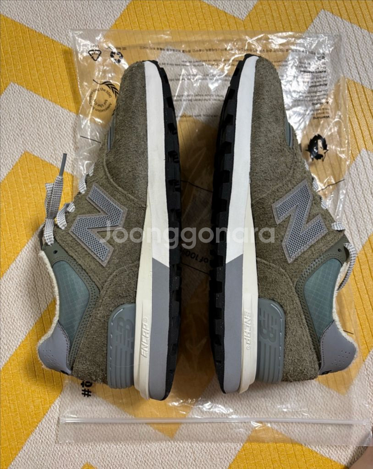 뉴발란스 574 레거시 스톤 아일랜드 그린 285사이즈--4