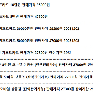 올리브영 CGV 구글기프트카드 GS25 CU 세븐일레븐