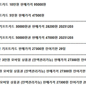 올리브영 CGV 구글기프트카드 GS25 CU 세븐일레븐