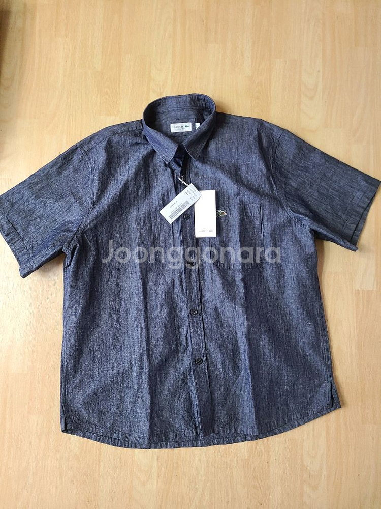 라코스테 남자 데님 110 남방 팔아요(새것)--5