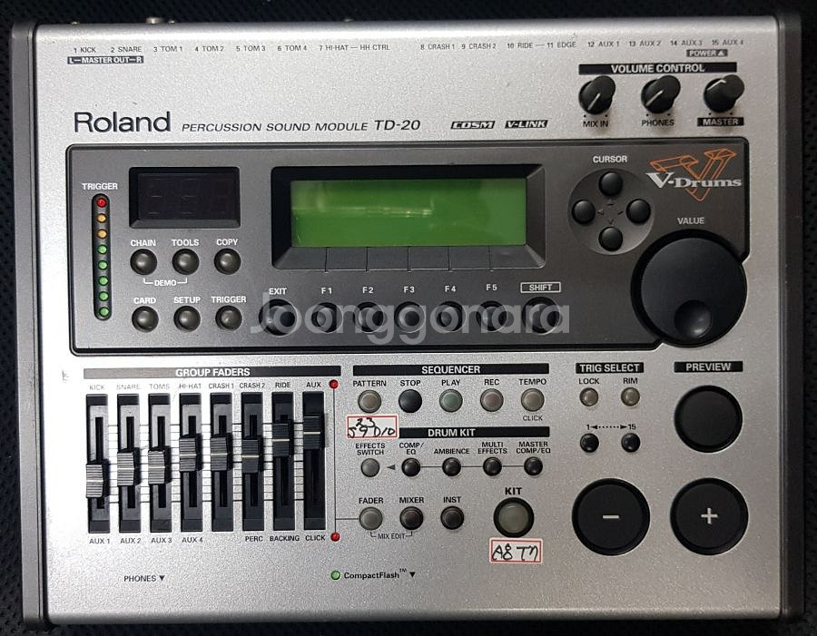 Roland 로랜드 전자드럼 모듈 TD-20 팝니다--0