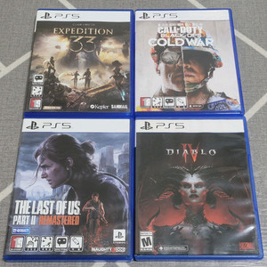 PS5 PS4 게임타이틀 다수 33원정대 콜드워 등등