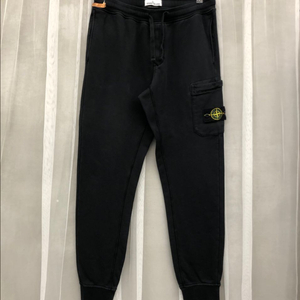스톤아일랜드 와펜 블랙 조거 팬츠(32인치~34인치)