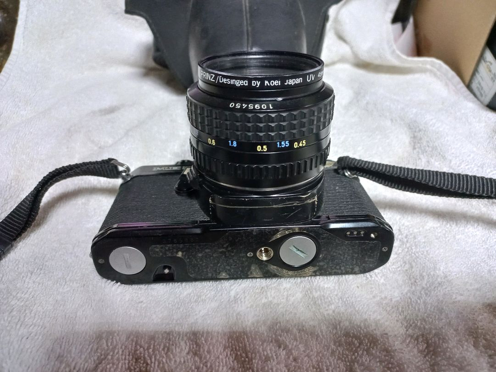 펜탁스 미슈퍼 블랙 필름 카메라 필카--1