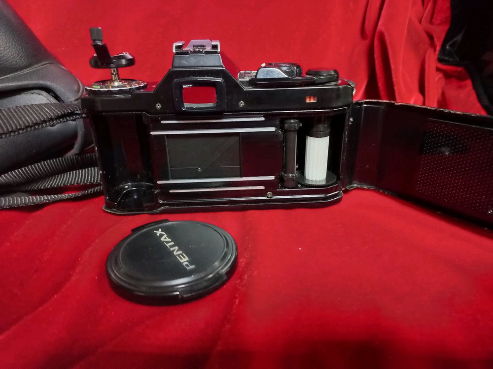 펜탁스 미슈퍼 블랙 필름 카메라 필카--6