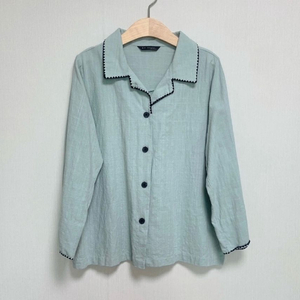 <카라 자수 블라우스 셔츠 팔아요!!>