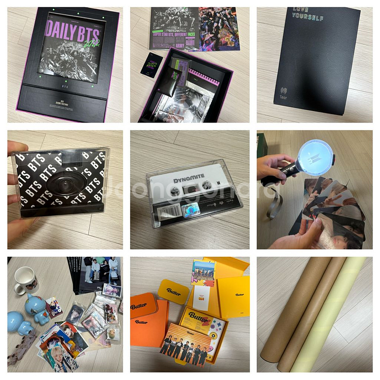 방탄소년단 앨범, dvd, 아미밤, 굿즈 모음--1