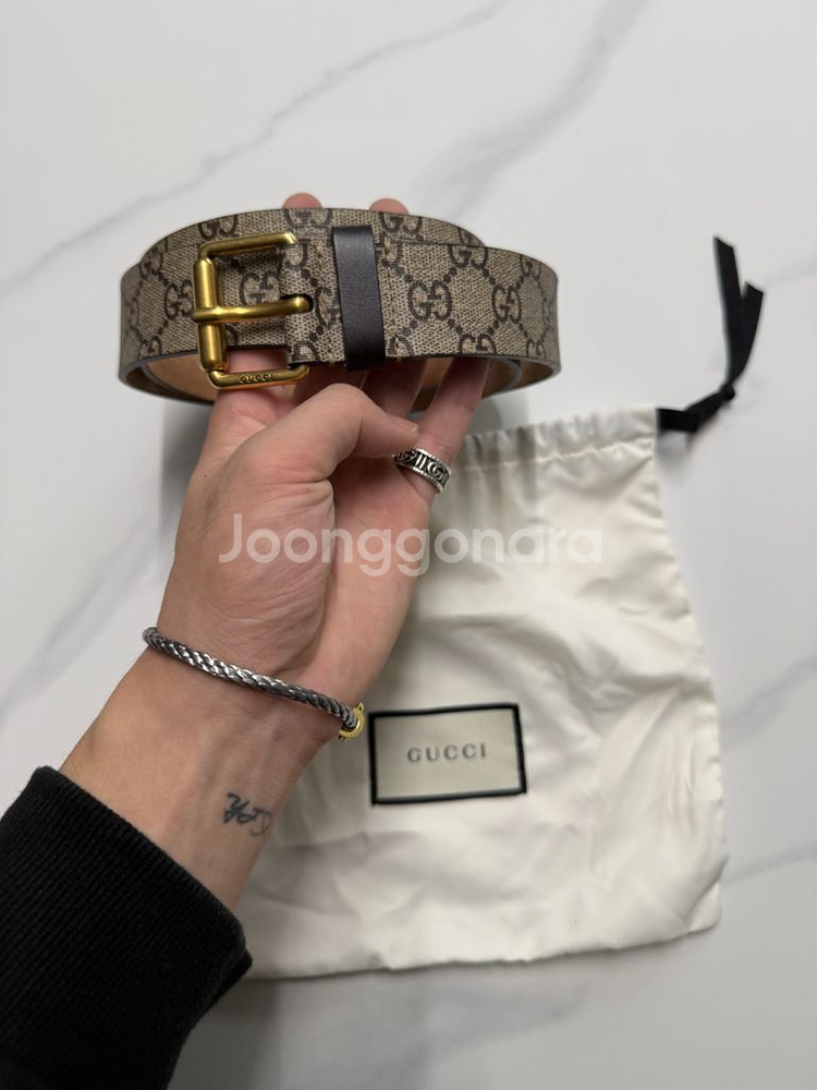 구찌 꿀벌 벨트(정품)--0