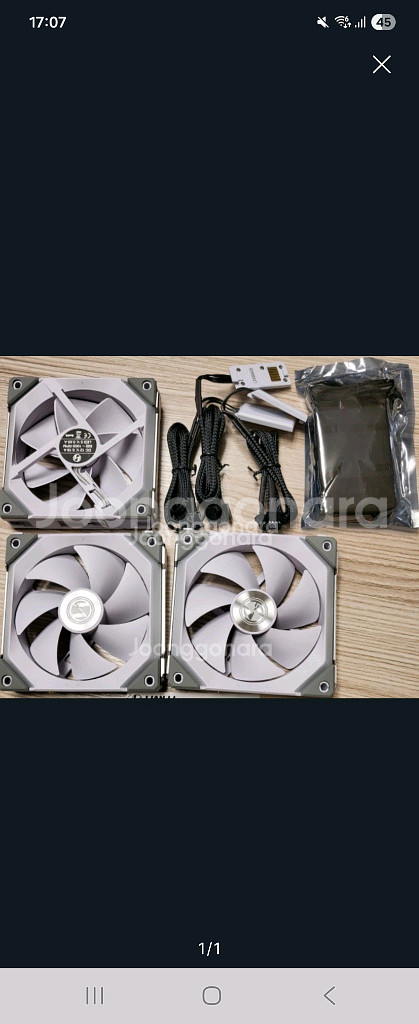 리안리 FAN SL120 RGB 3팩 컨트롤러 새제품--0