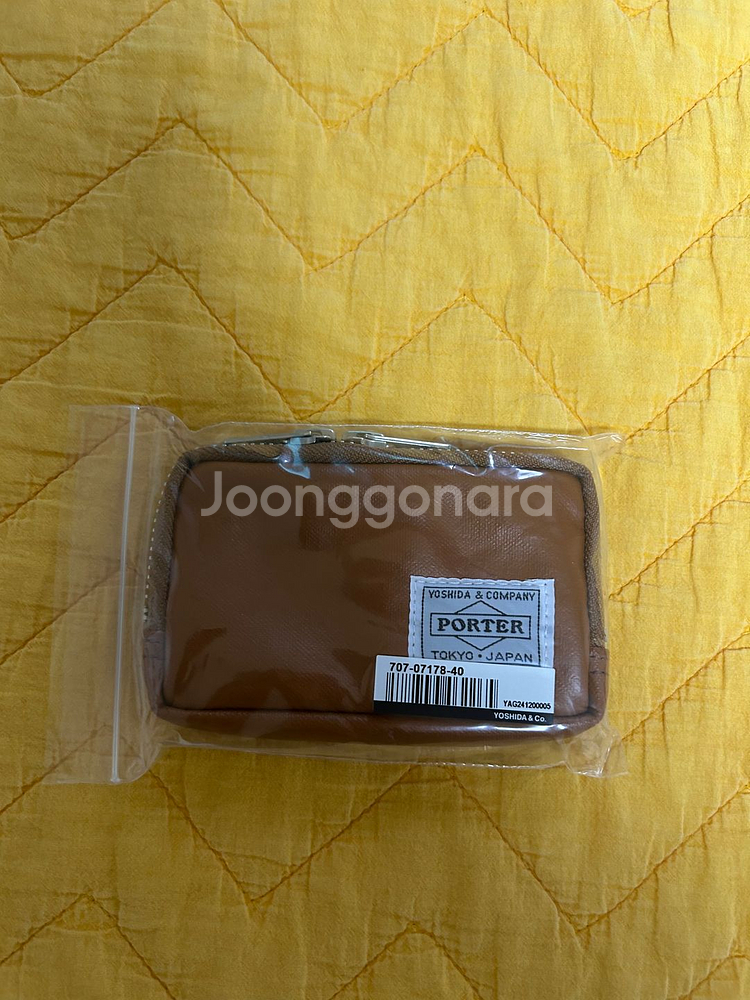 [새상품/택포] 포터 프리스타일 코인 케이스 브라운--1