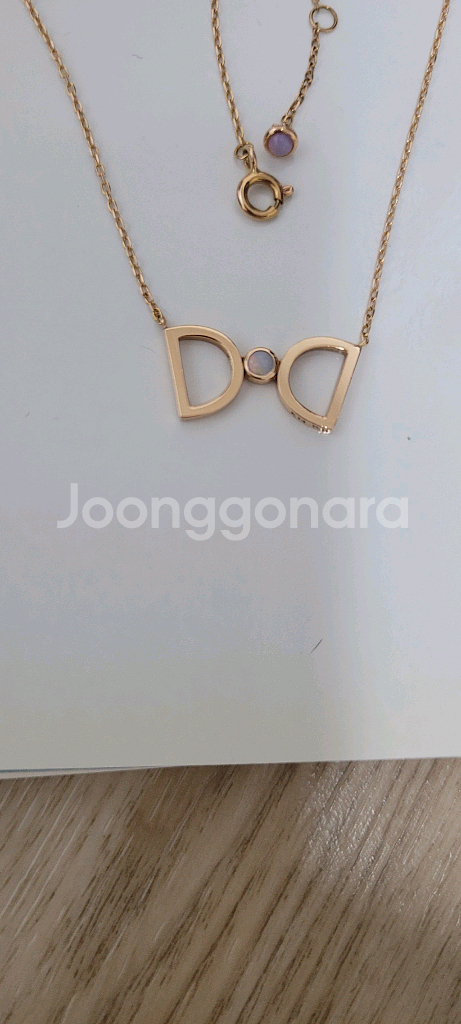 14k 디디에두보 드봉디디 목걸이(제일큰사이즈 2.9g--1