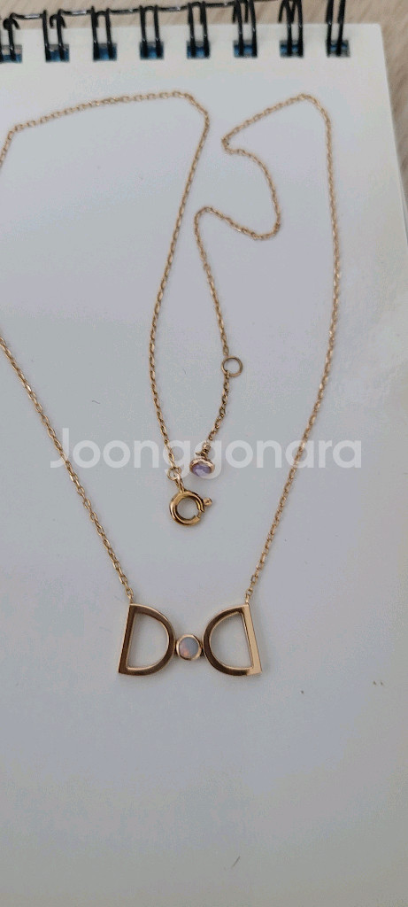 14k 디디에두보 드봉디디 목걸이(제일큰사이즈 2.9g--2