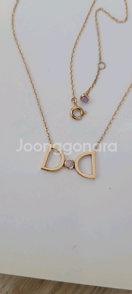 14k 디디에두보 드봉디디 목걸이(제일큰사이즈 2.9g--0