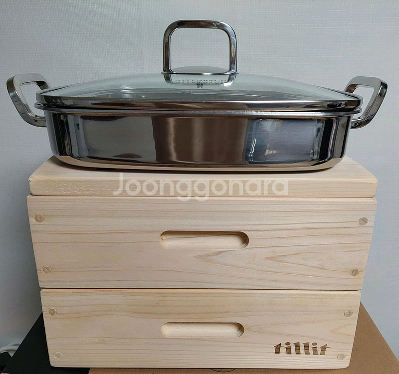 알텐바흐 사각전골 냄비(316소재)+믹싱볼2개--3