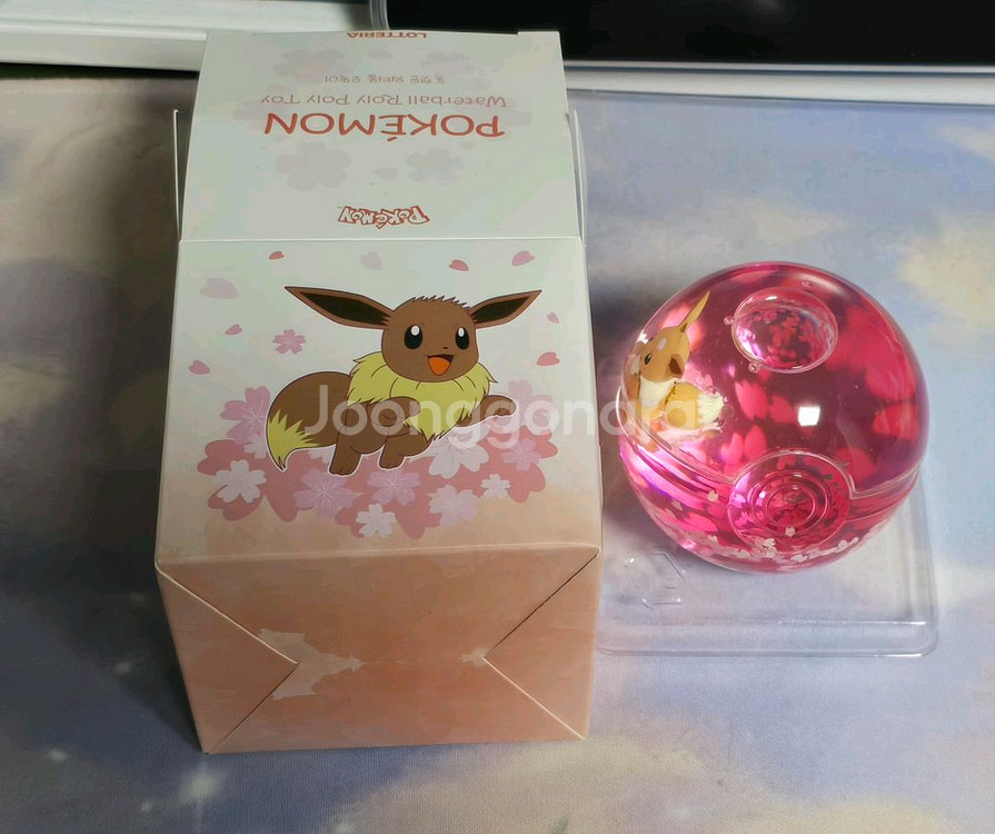 포켓몬 포켓몬스터 롯데리아 워터볼 오뚝이 이브이--0