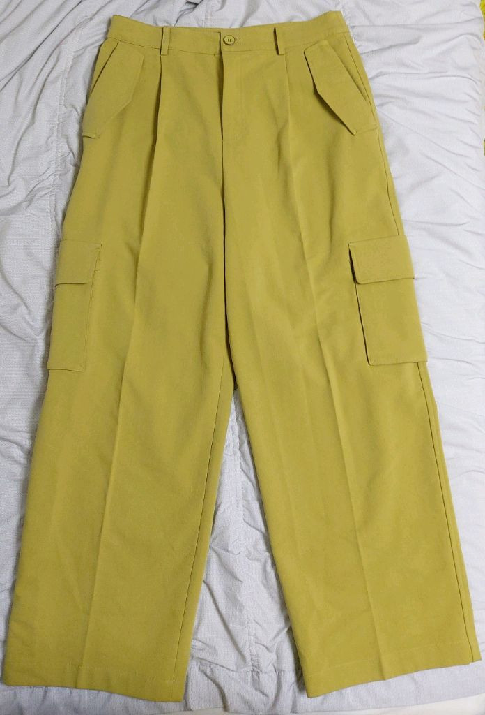 썰스데이아일랜드 카고 와이드 팬츠 M--1