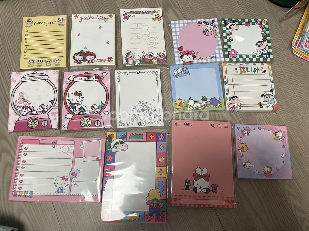 캐릭터 떡메모지(14종)--0