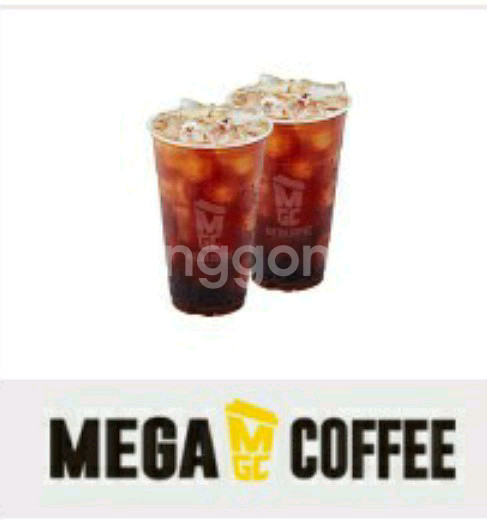 오늘까지 /메가커피 아이스 아메리카노--0