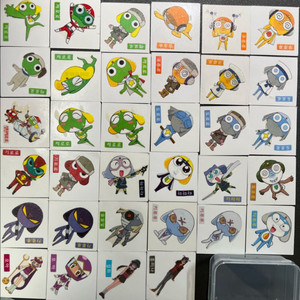 케로로 띠부씰 구버전 초판 34종 일괄판매