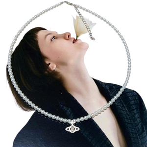 S925 실버 우주선목걸이 행성 목걸이