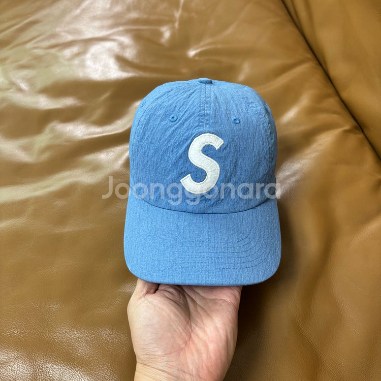 슈프림 23ss 코듀라 립스탑 로얄 S로고 6패널 볼캡--2