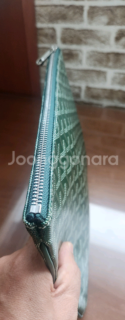 고야드 세나 클러치(그린)/정품/신품급/급처--7