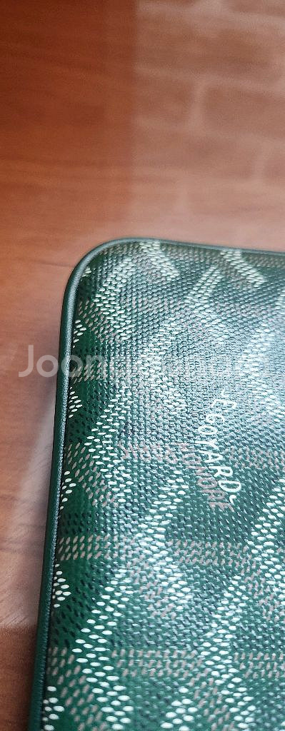 고야드 세나 클러치(그린)/정품/신품급/급처--4