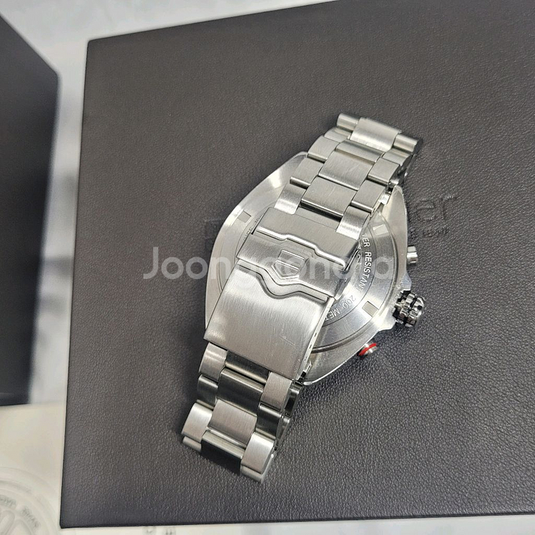 태그호이어 포뮬러1 크로노그래프 오토매틱 검판 시계--3